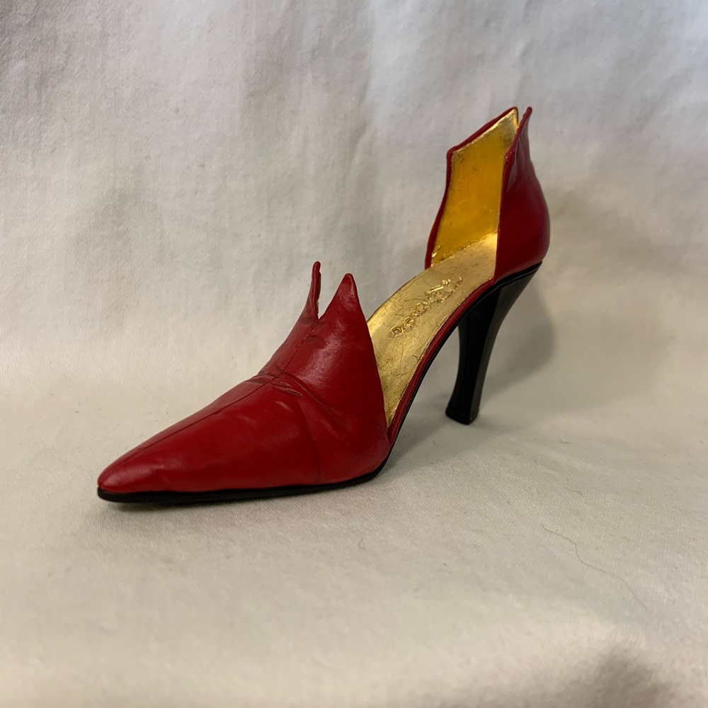 Just The Right Shoe Red Devil 1999. This is a display shoe.